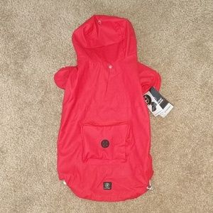 Dog Silver Paw Reversible Rain Coat